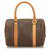 Céline Celine Brown Macadam Boston Tasche Braun Leder Kunststoff  ref.139889