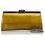 Gucci Gold Patent Leather Clutch Bag Silvery Golden Metal  ref.139925