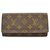 Louis Vuitton Long Wallet Brown Cloth  ref.139972
