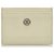 Tarjetero de cuero blanco Chanel  ref.140059