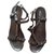 sandals Prada Cuir Marron  ref.140173