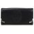 Cartier Black Leather Long Wallet Schwarz Leder  ref.140239