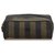 Fendi Brown Pequin Clutch Bag Black Leather Plastic  ref.140249