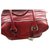 D&G LARGE LILY MULTI-ZIP LEATHER BAG Red  ref.140267