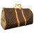 Louis Vuitton keepall 55 monogram brown Dark brown Cloth  ref.140316