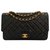 Timeless Chanel Handtaschen Schwarz Leder  ref.140327
