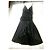 Amanda Wakeley Kleid aus schwarzer Viskose - Ansicht 5
