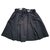 Chloé Cotton and linen pleated skirt Black  ref.140369