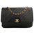 Timeless Chanel Handbags Black Leather  ref.140397