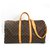 Louis Vuitton Brown-Monogramm Keepall Bandouliere 55 Braun Leder Leinwand  ref.140433