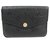 Louis Vuitton Black Monogram Empreinte Coin Purse Golden Leather Pony-style calfskin  ref.140436