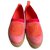 Louis Vuitton Ballerinen Pink Baumwolle  ref.140454