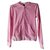 Juicy Couture chaqueta original de terciopelo suave con logo de velour original Rosa Algodón Poliéster  ref.140505