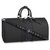 Louis Vuitton Keepall Taigarama Black Leather  ref.140509