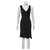 Diane Von Furstenberg DvF vintage Cookie dress Black Rayon  ref.140519
