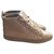 Balenciaga sneakers Cuir Marron  ref.140526