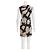 Diane Von Furstenberg Vestido de seda DvF Francia Negro Crema - vista 4