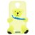 MOSCHINO Funda para teléfono móvil Fluorescente Suavemente ajustada Logotipo en relieve 'Bear' Verde  ref.140576