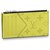 Louis Vuitton card holder Yellow Leather  ref.140579
