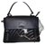 Chloé Bolso Faye pequeño forrado desgastado Negro Cuero  ref.140597