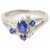 Anel de diamante de safira Tasaki Azul  ref.140613