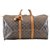 Louis Vuitton Keepall 50 Marrone Tela  ref.140649