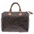 Louis Vuitton Speedy 30 Brown Cloth  ref.140651