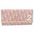 Dior Trotter Brieftasche Pink Leinwand  ref.140709