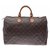 Louis Vuitton Speedy 40 Brown Cloth  ref.140744