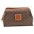 Céline Macadam Pouch Brown Leather  ref.140765