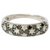 Autre Marque Unbranded Black Diamond Ring Silvery White gold  ref.140777