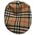 Burberry Flat Cap Hat Brown Black White Red Wool  ref.140818