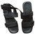 Louis Vuitton sandals man vuitton Black Leather  ref.140826