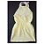 Vestido Mauro Grifoni a rayas verde neón de seda y algodón - vista 5