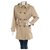 Michael Kors Coats, Outerwear Beige Cotton Polyamide  ref.141010