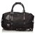 Gucci Brown Nylon Travel Bag Dark brown Leather Cloth  ref.141022