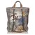 Chanel Gray CC Graffiti Etoile Tote Bag Multiple colors Grey Leather Cloth Cloth  ref.141037