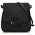 Fendi Black Zucchino Canvas Crossbody Bag Leather Cloth Cloth  ref.141038