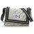 Bandolera de nylon Chanel Grey CC Sports Line Negro Gris Paño  ref.141043