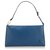 Accesorios Louis Vuitton Blue Epi Pochette Azul Cuero  ref.141163