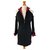 Gianfranco Ferré Black dress 44 Italian wool and silk Wood  ref.141297