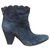 Tara Jarmon boots Blue Deerskin  ref.141303