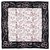 Écharpe à fleurs imprimée noire Dior Soie Tissu Multicolore  ref.141337