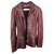 Dior Jackets Dark red Leather  ref.141376