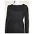 Marc Cain Vestido negro con drapeado - vista 4