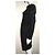 Marc Cain Vestido negro con drapeado - vista 5