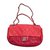 Chanel Handbags Red Leather  ref.141517