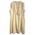 Isabel Marant Dresses Cream Cotton Viscose  ref.141571