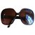 Loewe Übergroße Sonnenbrille Braun Acryl  ref.141584
