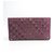 Bottega Veneta Purple Intrecciato Leather Long Wallet Brown Python  ref.141613